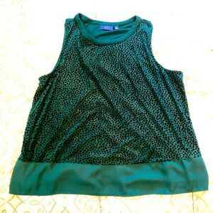 Apt. 9 Green Leopard Print Tank Size XXL